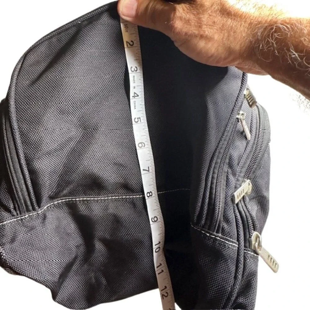 Lands' End Weekender‎ Black and Cream Canvas Travel Bag